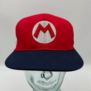 Universal Studios Super Nintendo World Mario Red Hat Snapback Cap OS Adjustable